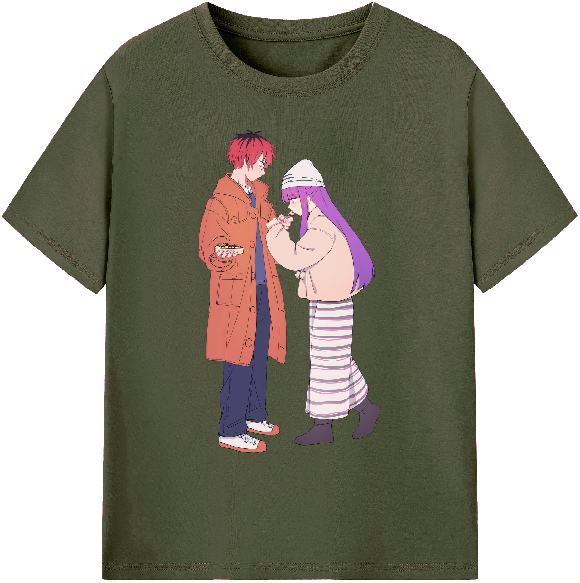 （画像用） 葬送のフリーレン Frieren 綿100％ メンズ半袖Tシャツ｜肌触りやわらか＆通気性